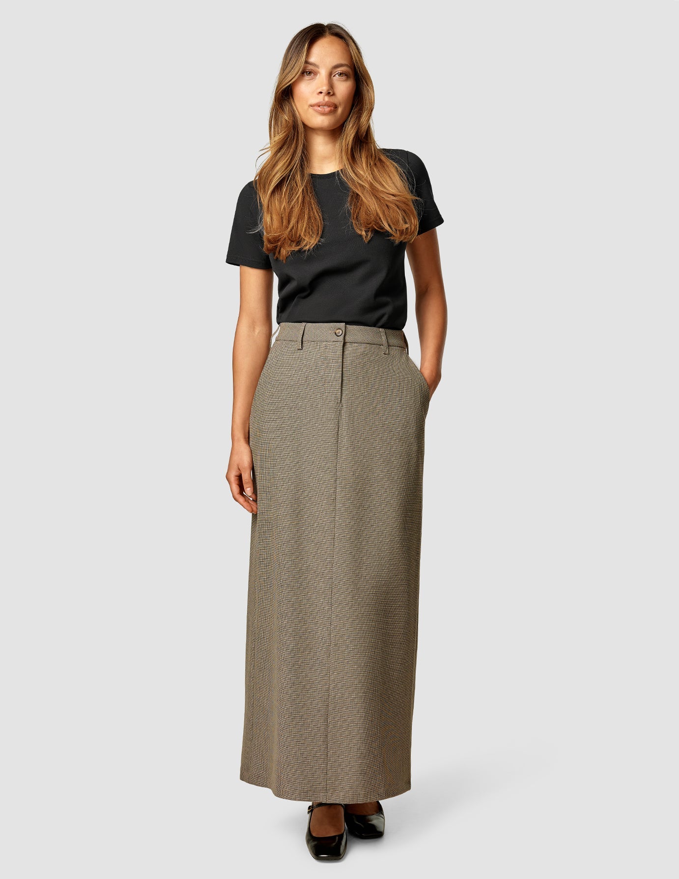 Essential Maxi Skirt Latte